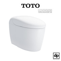 ราคา TOTO สุขภัณฑ์แบบชิ้นเดียวพร้อมฝารองนั่งและระบบชำระอัตโนมัติ รุ่น Neorest RS สีขาว ติดตั้งแบบท่อออกผนัง (12227830)