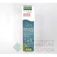 ราคา Miniature Solution Mean Well SDR Switching power supply EDR DIN Rail ติดตั้งแบบยึดรางปีกนก 24V 3.2A 5A 10A 75-24 (12256591)