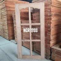 ราคา NCR 1988 หน้าต่างไม้สักอบ ลายกระจกดอกจิก กว้าง 60 ซม. สูง 100,110,120 ซม. ไม่ใส่กระจก 60x110 cm. (12264272)