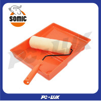 ราคา SOMIC ลูกกลิ้งทาสีพร้อมถาดรองพลาสติก สีส้ม ขนาด 10 นิ้ว (12277035)