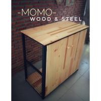ราคา MoMo Wood&Steel ขาตู้ปลา ไม้น้ำ ขนาด 24"306070 ข้างตะแกรง เหล็กดำ (12277528)