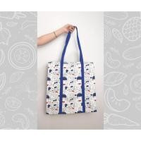 ราคา กระเป๋าผ้าพิมพ์ลาย JUMBO ขาวสายดำ (12278807)