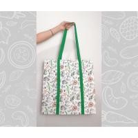 ราคา กระเป๋าผ้าพิมพ์ลาย JUMBO ขาวสายเขียว (12278810)