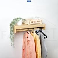 ราคา FASTTECT ชั้นวางของติดผนัง รุ่นราวแขวนผ้า กว้าง 30 x ยาว 60 ซม. เมเปิ้ล (12281078)