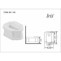 ราคา iris นั่งยองฐานสูง รุ่น มอร์แกน ir-126 สีขาว (12274604)
