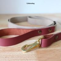 ราคา Collarodog สายจูงสุนัขใหญ่ หนังวัวแท้พรีเมียม 2.5ซม.ตัวคล้องทองเหลือง ผ้ากรม 1.8 เมตร แดงมะฮอกกานี (12284046)