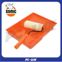 ราคา SOMIC ลูกกลิ้งทาสีพร้อมถาดรองพลาสติก สีส้ม ขนาด 7 นิ้ว (12277034)