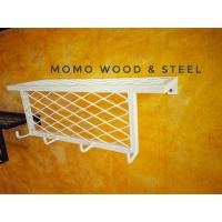 ราคา MoMo Wood&Steel ชั้นแขวนกุญแจ วางของ ตะแกรง,ขาว (12277458)