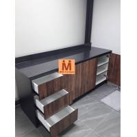 ราคา MMC Furniture ตู้ครัว เคาน์เตอร์ครัว เค้าน์เตอร์กลางครัว ไม้ MDF ท๊อปหินแกรนิต เลือกขนาดได้ หรือสั่งผลิตตามแบบ 60x250x85cm (12280814)