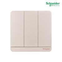 ราคา schneider electric สวิตช์ไฟทางเดียว 3 ช่อง, one way switch 16ax, 250v,รุ่น avataron e - e8333l1_wg_g5 (12283715)