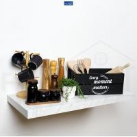 ราคา FASTTECT ชั้นวางของติดผนัง มินิมอล รุ่น "ใหญ่พิเศษ" กว้าง 40 x ยาว 90 ซม. กว้าง 40 x ยาว 90 ซม หินอ่อนขาว (12280233)