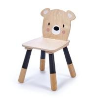 ราคา tender leaf toys เฟอร์นิเจอร์เด็ก เฟอร์นิเจอร์ไม้ เก้าอี้ลายหมีน้อย forest bear chair (12294413)
