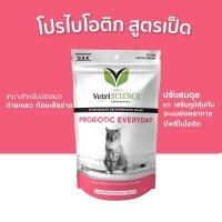 ราคา VetriScience โพรไบโอติกและพรีไบโอติก ลดสภาวะถ่ายเหลว ท้องเสีย สูตรเป็ด สำหรับน้องแมว - 60 เม็ดเคี้ยว Exp.12/2025 (12288788)