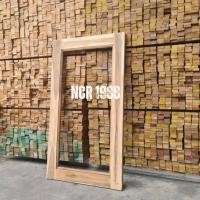 ราคา NCR1988 หน้าต่างไม้สัก ลายกรอบ กว้าง 50,60,70 ซม. สูง 100,110,120,150 ซม. 60x110 cm. (12295254)