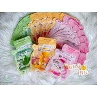 ราคา Pump Nom Happy ถุงเก็บน้ำนมแม่ LAMOON / Lamind / Toddler / Chitida / Attitude Mom ATMลายขนม8oz*20ใบ (12301588)