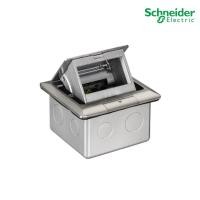 ราคา schneider เต้ารับฝังพื้น floor sockets อลูมิเนียม พร้อมกล่องฝัง ไม่รวมอุปกรณ์ภายใน flexi รุ่น e227f_abe (12290550)