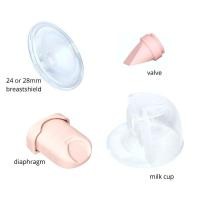 ราคา Pump Nom Happy อะไหล่ the INs Gen 2 - ชิ้นกรวย ถ้วยกันย้อน วาล์วปากเป็ด ถ้วยรองน้ำนม วาล์วซิลิโคน สีชมพู (12299966)