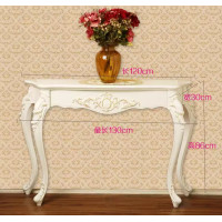 ราคา FairyHouse โต๊ะคอนโซล โต๊ะหลุยส์ CT22-01 ยาว120 ขาวเดินเส้นทอง (12307436)