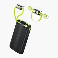 ราคา ALPHA·X ALP10-18PD พาวเวอร์แบงค์ 10000mAh ชาร์จเร็ว PD20W สายชาร์จในตัว Powerbank หน้าจอ LED ประกัน 1 ปี สีดำ (12298010)