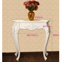 ราคา FairyHouse โต๊ะคอนโซล โต๊ะหลุยส์ CT22-01 เดินเส้นสีเงิน ยาว90 (12307433)