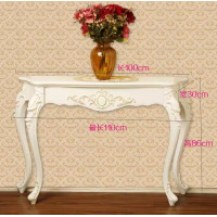 ราคา FairyHouse โต๊ะคอนโซล โต๊ะหลุยส์ CT22-01 ยาว100 ขาวเดินเส้นทอง (12307434)