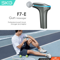 ราคา skg - (f7) ปืนนวด massage body ปืนนวดคลายกล้ามเนื้อ มีระบบอุ่นในตัว บรรเทาอาการปวด เมื่อยล้า ปวดเมื่อย เครื่องนวด แก้ปวด (12332313)