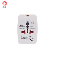 ราคา Lumira ปลั๊กไฟ หัวแปลงปลั๊กไฟต่างประเทศ Travel Adapter พกพาง่าย หัวแปลง2ขา รุ่น LP-001 (12332750)