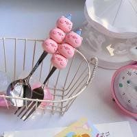 ราคา PP Home (เซตคู่) ช้อนส้อม Little Bear / Piggy น้องหมี และ หมูน้อย ช้อนส้อมน่ารัก ชุดเซต Spoon Fork ช้อน 17x4 CM ส้อม 17 หมูชมพู (12339743)