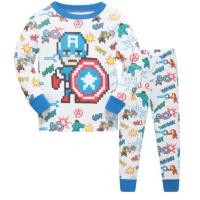 ราคา Famedชุดนอนเด็กชาย ชุดนอนซุปเปอร์ฮีโร่ ชุดนอนเด็กโต มีไซส์ 160 ผ้า Cotton100% ทอนุ่ม CaptainAmerica,95-3T (12337970)