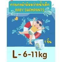ราคา Pump Nom Happy Sandy Baby ผ้าอ้อมใส่ว่ายน้ำเด็ก มี 3 ขนาด สำหรับน้ำหนัก 6-19 กิโลกรัม กางเกงว่ายน้ำเด็ก แพมเพิส L *6-11kg (12304633)