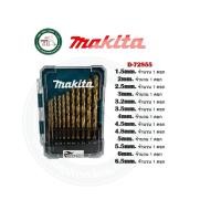 ราคา MAKITA D-704710 D-67527 D-72908 D-72855 D-72833 D-72849 ดอกสว่าน HSS-TiN ดอกสว่านเจาะเหล็ก ของแท้ ชุดดอกสว่าน D-72855 (13ดอก มิล) (12312969)