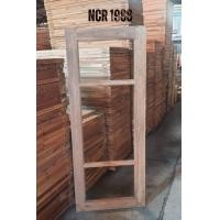 ราคา NCR1988 หน้าต่างลายบันไดไก่ 2 ขั้น ไม้สักอบแล้ว ขอบ 4 นิ้ว ความกว้าง 50,60 ซม.สูง 110,120,150 ซม. 60x110 cm (12323420)