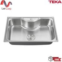 ราคา (teka) อ่างล้างจาน รุ่น v80.50 แถมฟรี ก็อกน้ำเย็น และตระกร้าล้างผัก (12326671)