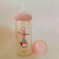 ราคา Famed ขวดนมสีชา PPSU 5ออนซ์ 8ออนซ์ รุ่น penguin ทนร้อน ทนทาน pengiun 8oz สีชมพู,จุกเสมือนพีเจ้น M (12338275)
