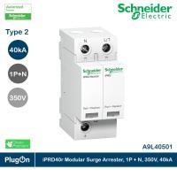 ราคา schneider electric - iprd40r modular surge arrester - 1p + n - 350v 40ka with remote transfert l a9l40501 l plugon (12295163)