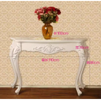 ราคา FairyHouse โต๊ะคอนโซล โต๊ะหลุยส์ CT22-01 เดินเส้นสีเงิน ยาว100 (12307435)