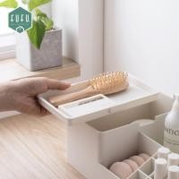 ราคา FUDONAR กล่องเก็บเครื่องสำอาง Nachuan จัดระเบียบบนโต๊ะ เก็บเครื่องเขียน แบ่งช่อง เก็บแปรงแต่งหน้า BA10 แบบ 3 ช่อง (12311325)