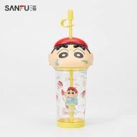 ราคา PP Home แก้วชินจัง Crayon Shin-chan หัวการ์ตูน แก้วใส่เครื่่องดื่ม พร้อมหลอด พร็อบถ่ายรูป ของแต่งบ้าน คาเฟ่ ของขวัญ ชินจังวาดรูป 500 ML (12305090)