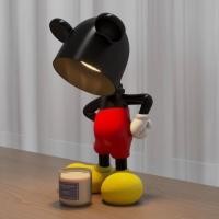 ราคา PP Home โคมไฟตั้งโต๊ะ โคมไฟ โคมไฟมิกกี้เมาส์ desk lamp mini lamp Mick mouse 30x15x10 CM ยืน (12314054)