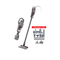ราคา iSuper Vacuum Cleaner เครื่องดูดฝุ่นมือถือ แรงดูดสูง 17Kpa เครื่องดูดฝุ่นในบ้าน พร้อมผ้าถูพื้น เครื่องกำจัดไรฝุ่น -1Y สีขาว (12293671)