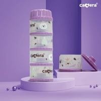ราคา Pump Nom Happy Camera Baby ที่เก็บนมผง 4 ชั้น แบ่งนมผง ที่แบ่งนม-ม่วง (12302001)