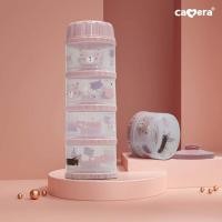ราคา Pump Nom Happy Camera Baby ที่เก็บนมผง 4 ชั้น แบ่งนมผง ที่แบ่งนม-ชมพู (12301999)
