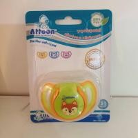 ราคา Famedจุกนมหลอก BPA FREE พร้อมสายคล้อง Attoon หัวแบน และหัวกลมไม่มีสายคล้อง Attoonหัวกลมสีเขียว (12338781)