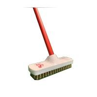 ราคา nclproduct.official แปรงขัดพื้นขนทองเหลือง ด้ามเหล็กหุ้ม ด้ามยาว ขจัดคราบฝังแน่น แดง (12346793)