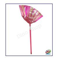 ราคา nclproduct.official ไม้กวาดโพลีเอสเตอร์ เส้นหลากสี ไม้กวาดพลาสติกเส้นนิ่ม ด้ามแดง (12346435)