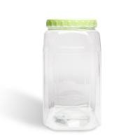 ราคา INNOPACK โหลพลาสติกทรงเหลี่ยมใหญ่ ฝาแบน โหล PET ขนาด 3000ml. เขียวพาสเทล แพ็ค 6 ชิ้น (12310723)