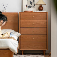 ราคา Middle Room ตู้ลิ้นชัก 5 ชั้น รุ่น md-104 สไตล์เกาหลี โทนสีอบอุ่น เรียบง่ายสวยงาม พร้อมช่องเก็บของขนาดใหญ่ ไม้โอ๊ค (12316829)