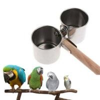 ราคา PB Pet Home ถ้วยใส่อาหารนกสแตนเลส รุ่นหนีบคอน ถ้วยเดี่ยว (12318449)