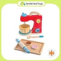 ราคา Tender Leaf Toys ของเล่นไม้ ชุดทำอาหาร ของเล่นบทบาทสมมติ ชุดเครื่องตีแป้งทำขนม Baker's Mixing Set Normal (12331545)