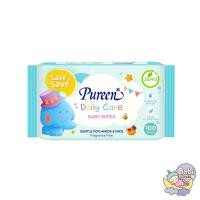 ราคา babi goods เบบี้ไวพส์เดลี่แคร์ 100's pureen (12348068)